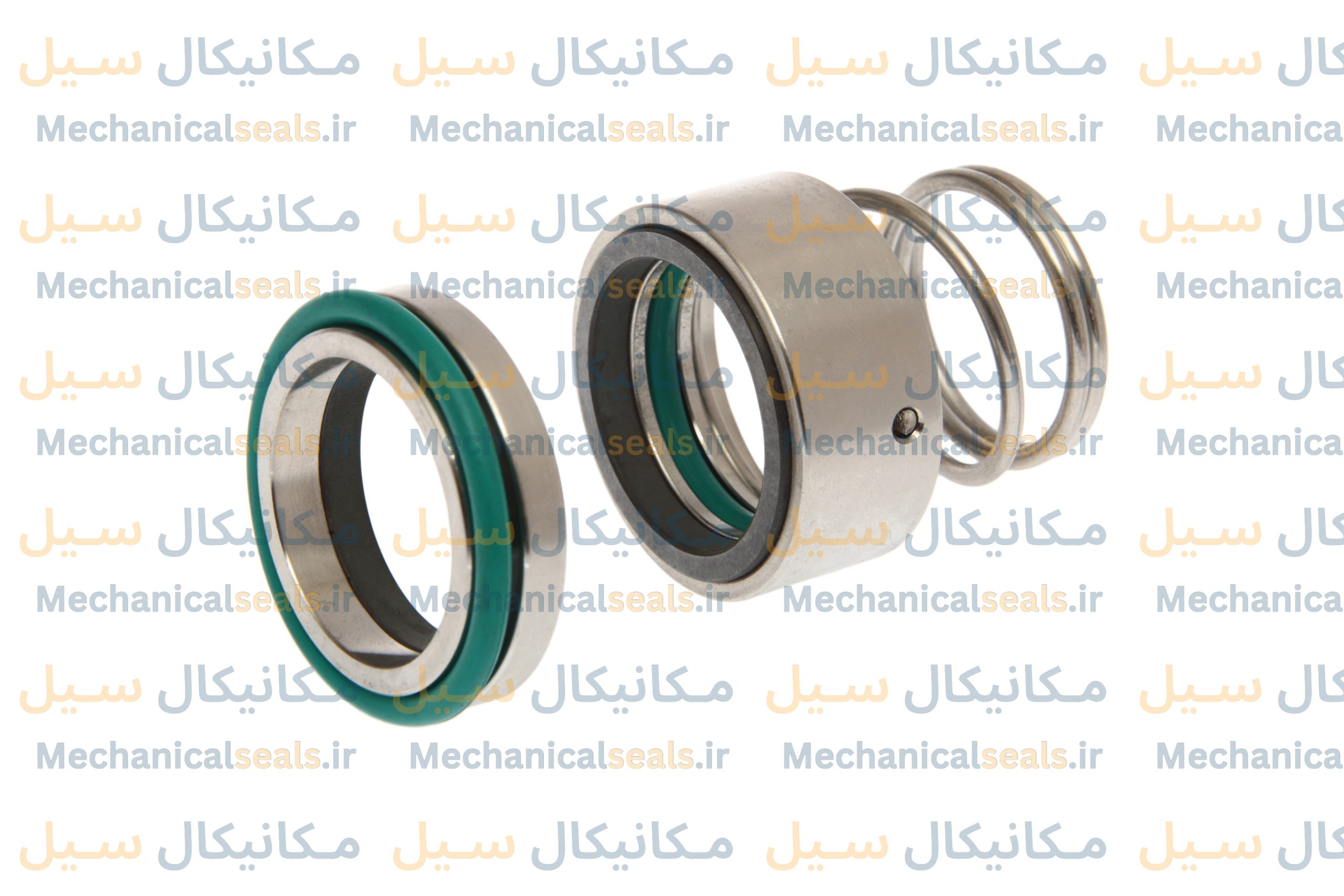 سیل مکانیکی فیبر و فنر نافی 120A برند OE چین استیل سیلیکون وایتون سایز 14 میلیمتر