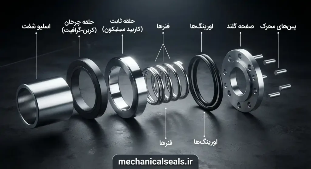اجزای اصلی مکانیکال سیل